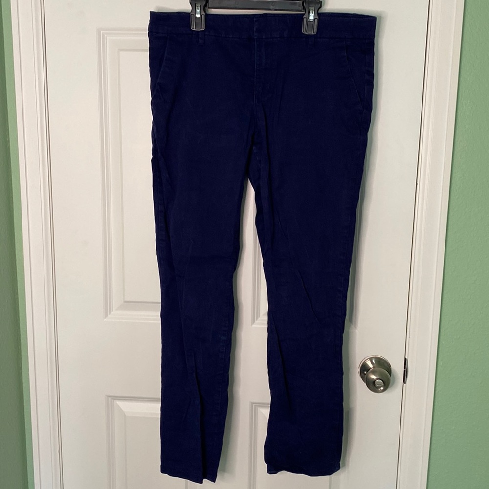 Tommy Hilfiger, straight leg, blue pants, size 8